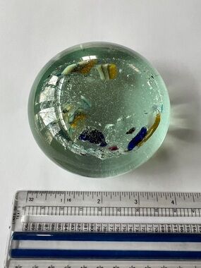 Glass paperweight-vintage